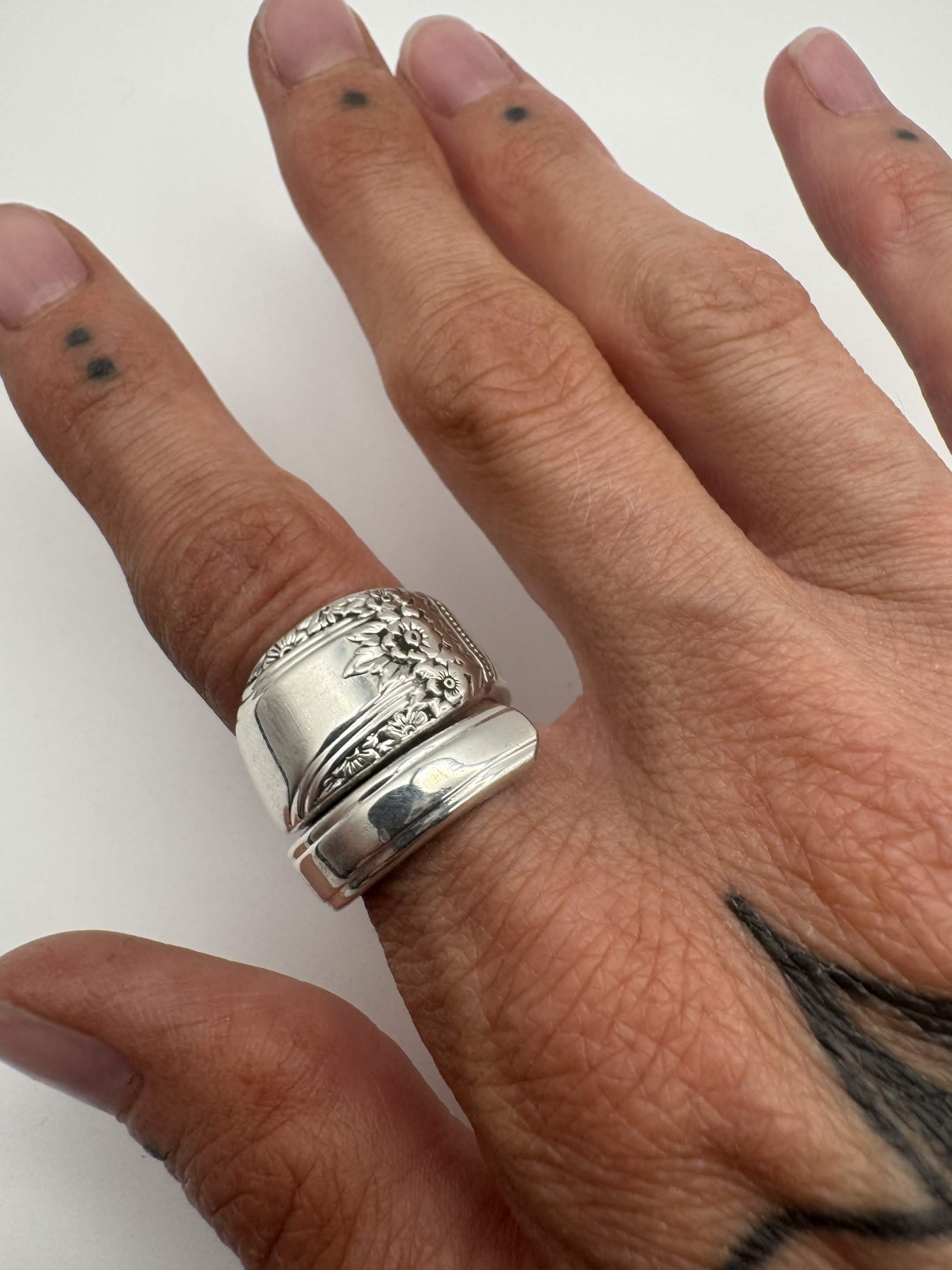 Handcrafted spoon ring